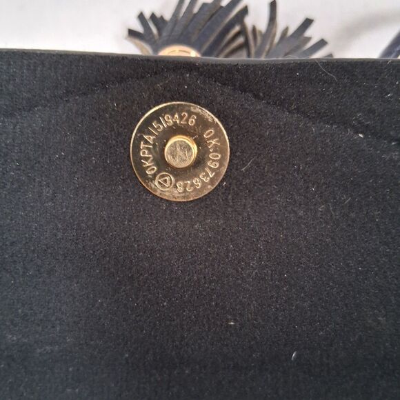 Bohemian Dark Navy Blue Tan Urban Energy Cross Body Faux Leather Purse Classic - Picture 7 of 7